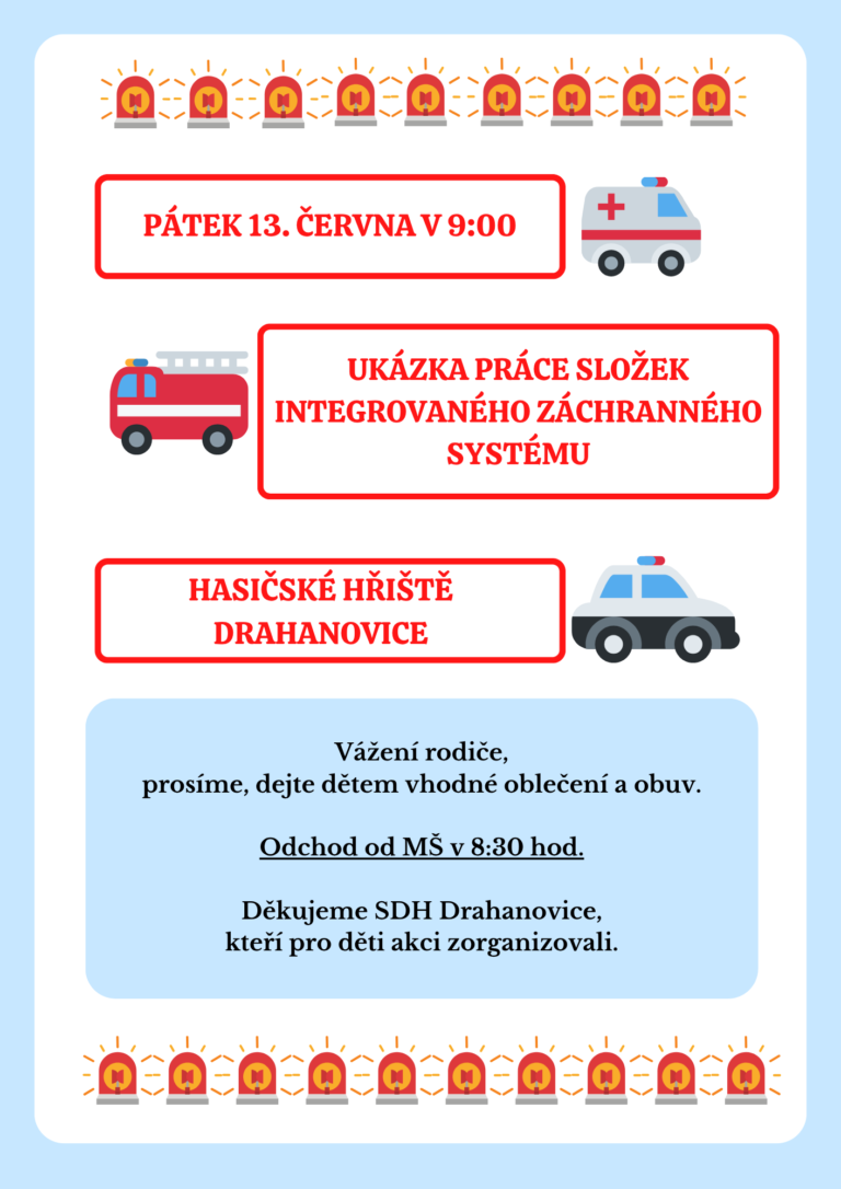 Ukázka práce složek IZS