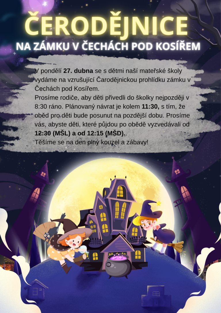 Čarodějnice na zámku v Čechách pod Kosířem